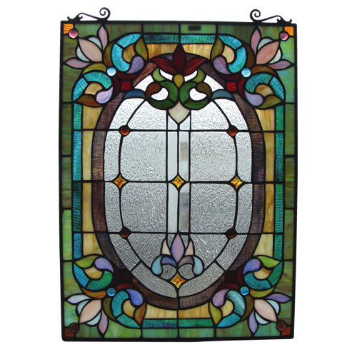 Fine Art Lighting Tiffany Stained Glass Window Panel (.jpg