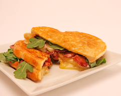 Grilled Cheese with Arugula and Chorizo