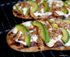 grilled-avocado-barbecue-chicken-naan-pizza