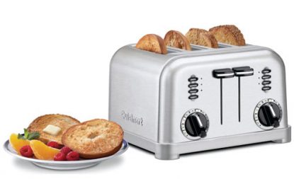 Toasters are perfect for toasting bread and bagels