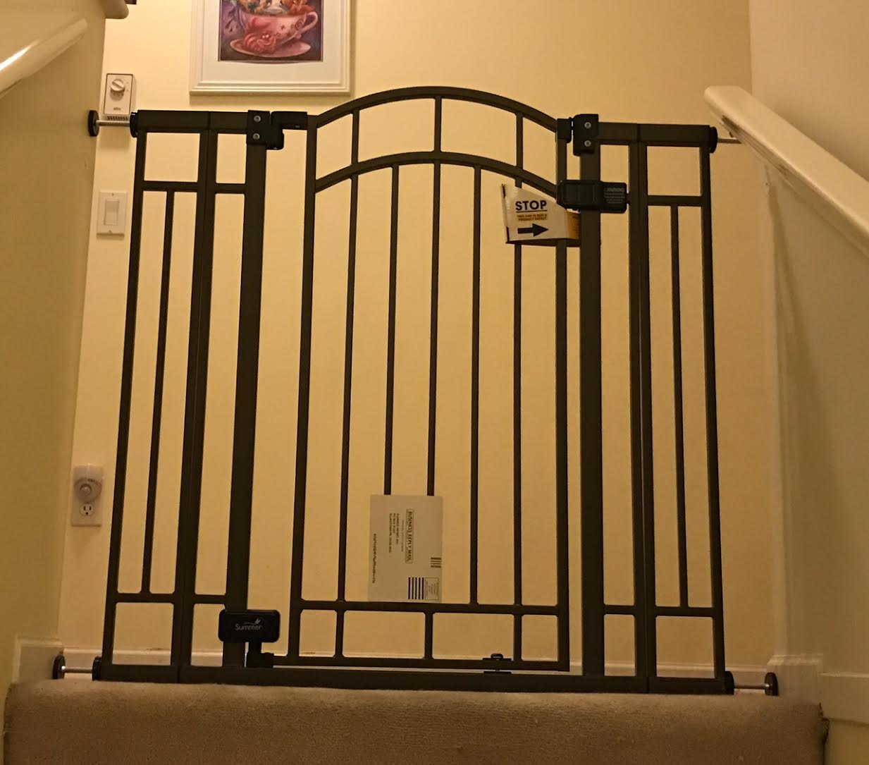 Summer Extra Tall baby gate pressure mounted