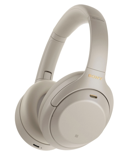 Sony WH-1000XM4 Over-Ear Noise Cancelling Bluetooth Headphones - Platinum Silver