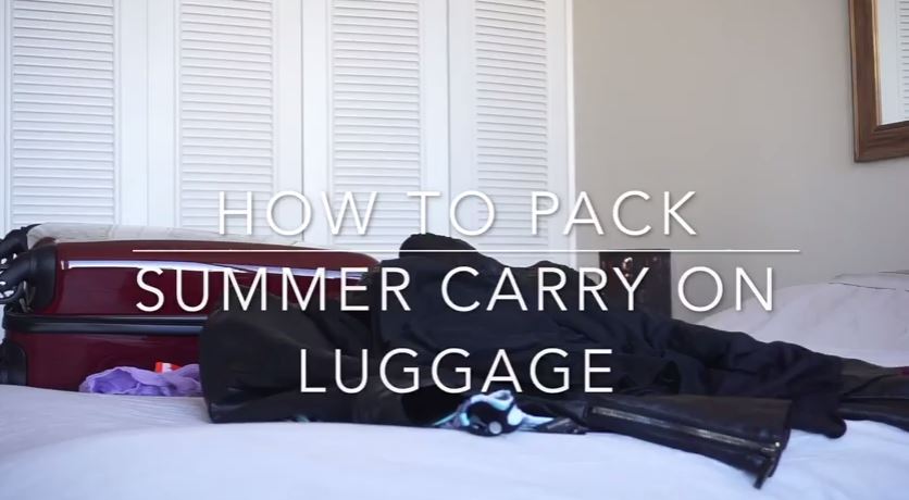 carry on luggage packing tips