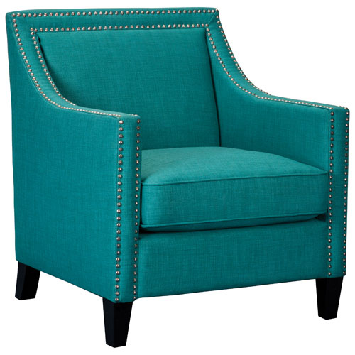 turquoise accent chair