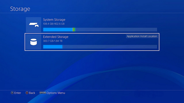 PS4 External Storage