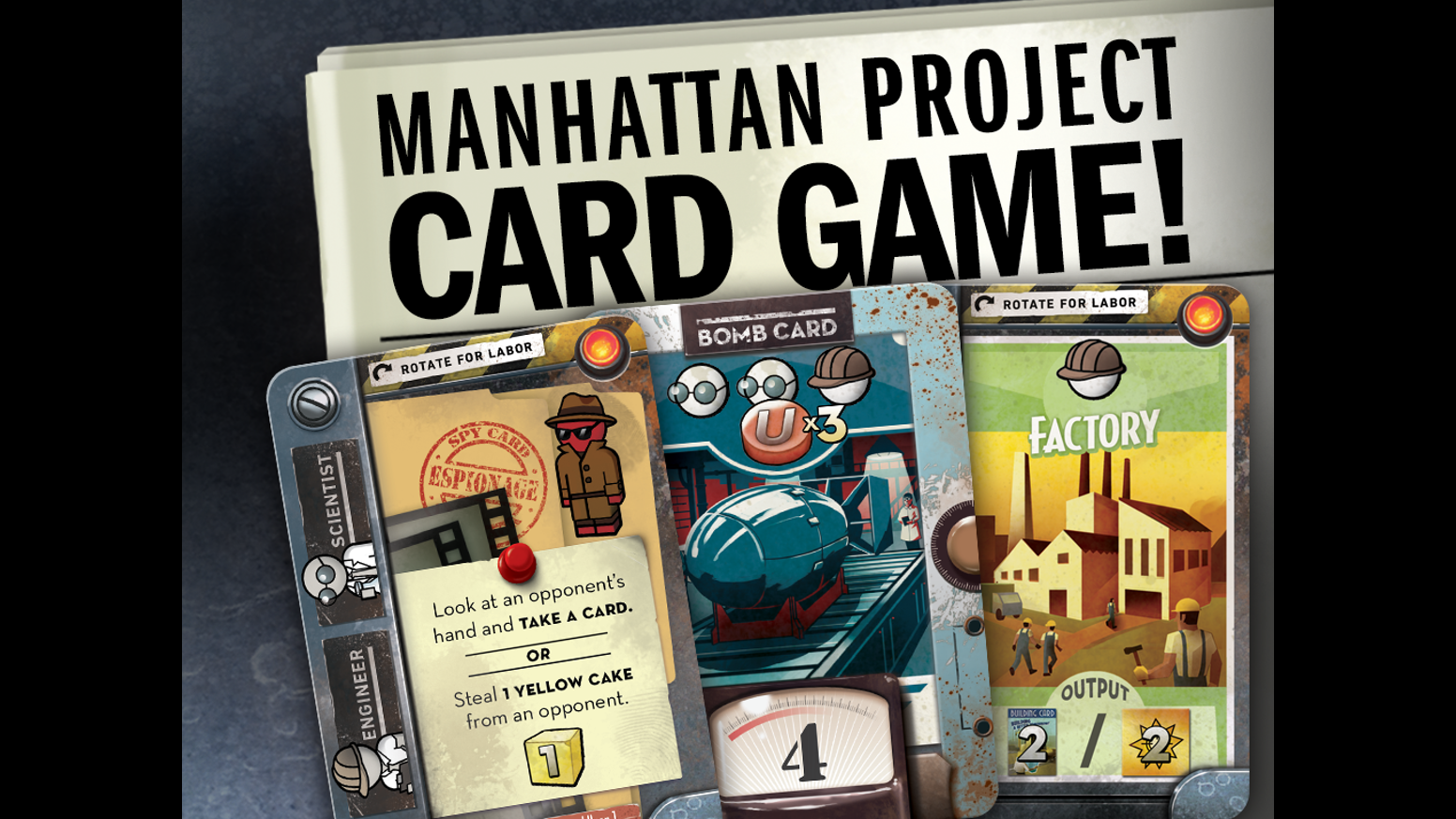 Manhattan Project Card Game - Kickstarter Edition