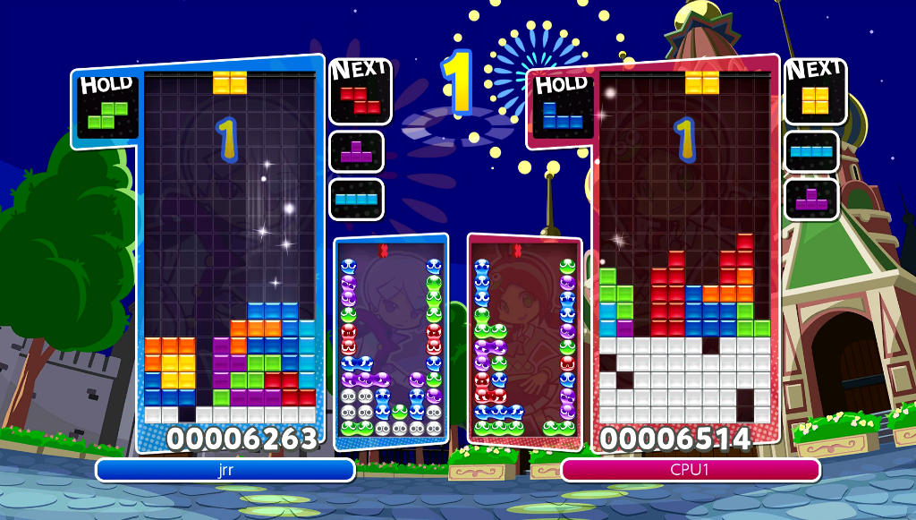 Puyo Puyo Tetris Party mode