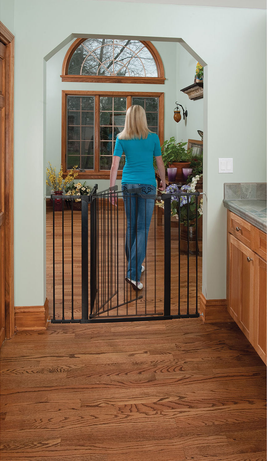 kidco pressure mount extra tall and wide auto close gateway safety gate