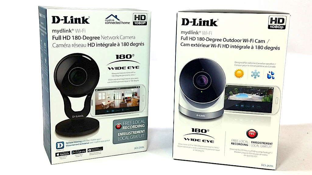 NEW D-Link Full HD 180-Degree WiFi Security Camera  1080P Indoor Night Vision