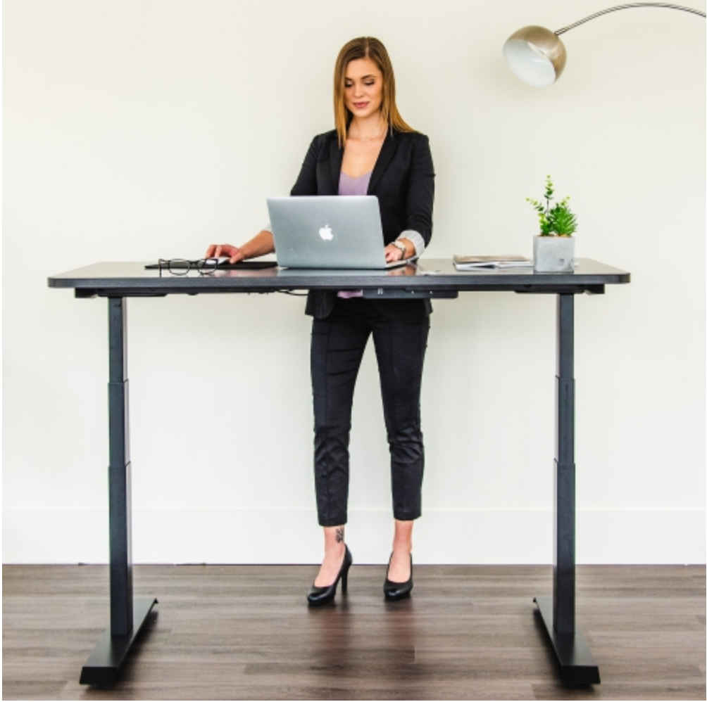 Sit to stand desks small office space