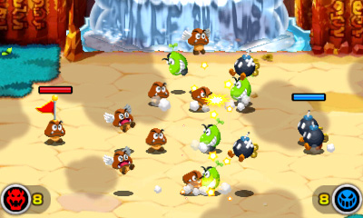 Mario Luigi Bowser's Minions battles