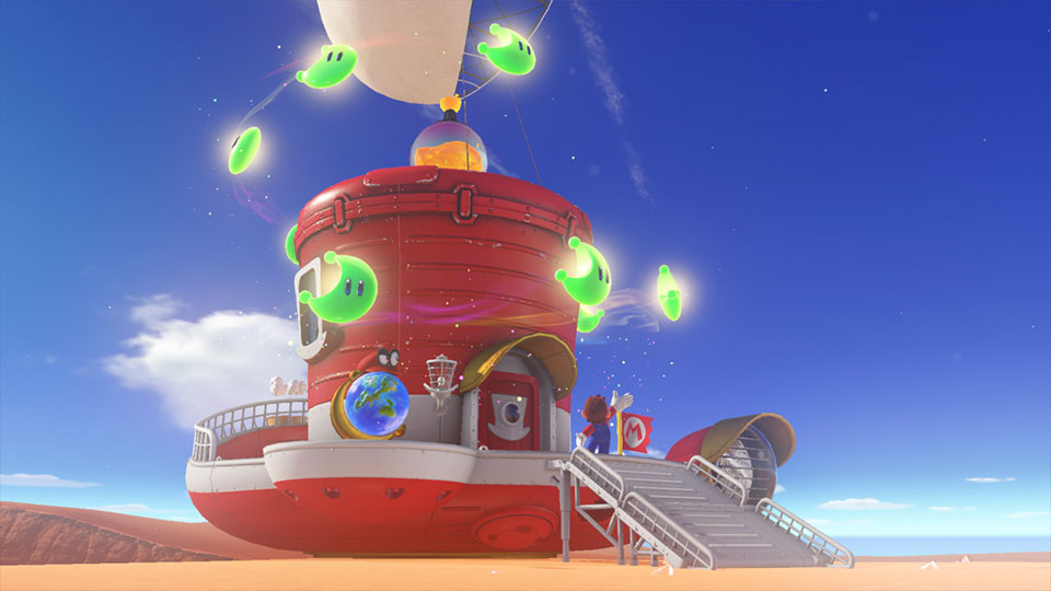 Super Mario Odyssey ship