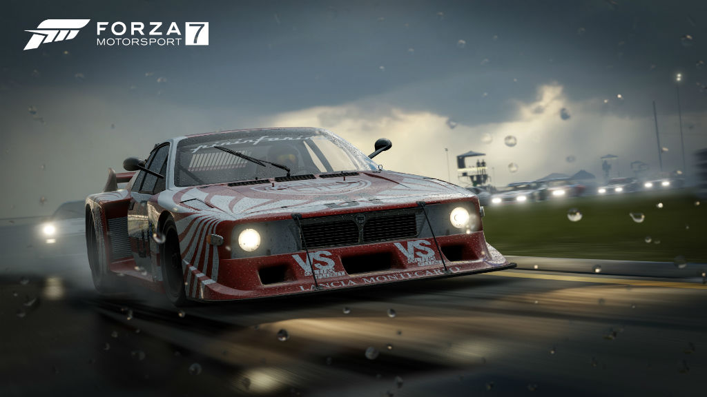 Forza Motorsport 7 racing rain wet