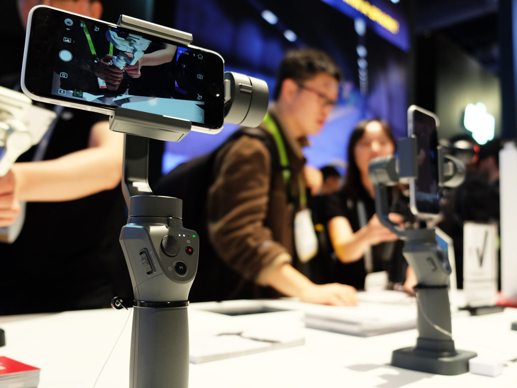 DJI OSMO 2 at CES 2018