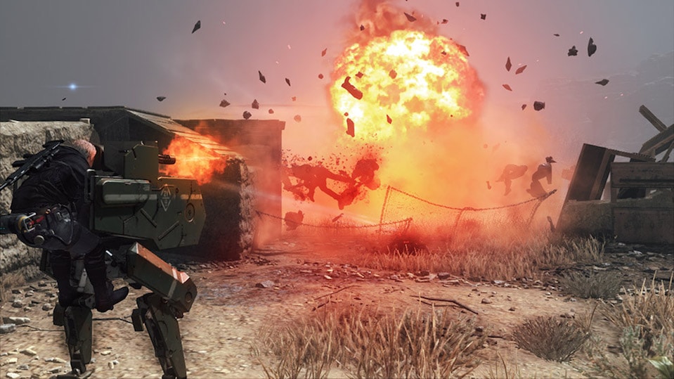 Metal Gear Survive explosion