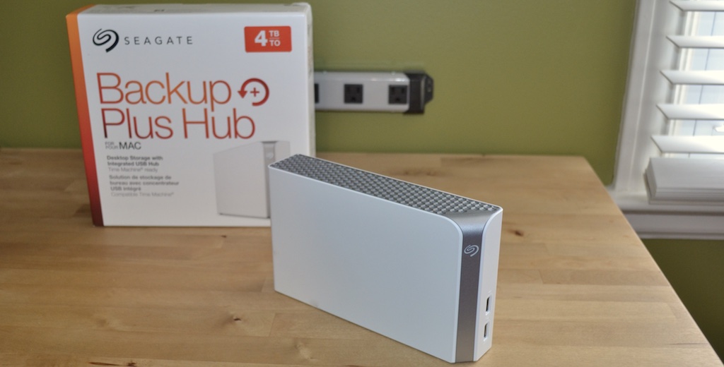 Ciro Rose kleur winkel Seagate Backup Plus Hub, an external drive with bonus USB ports