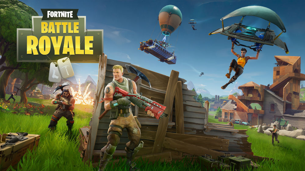 Fornite Battle Royale gameplay