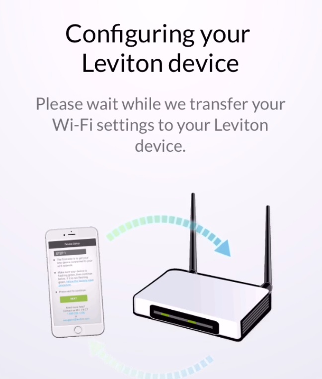 Leviton Wi-Fi Smart Switch Device Sync