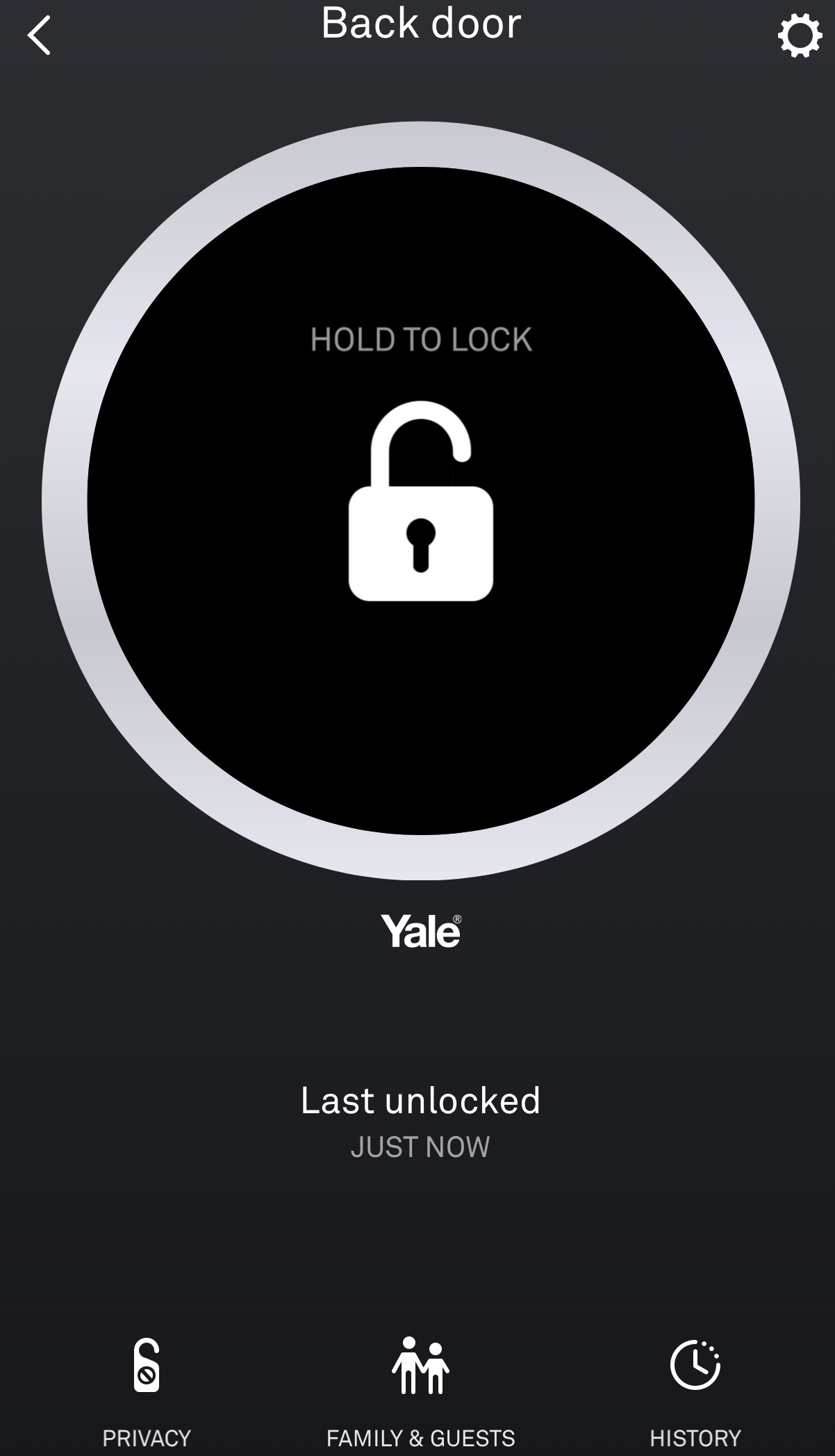 Nest x Yale Door Lock app