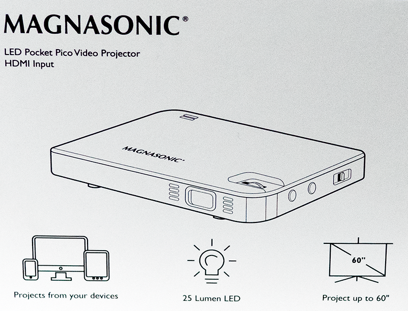 Magnasonic LED Pico Pocket Video Projector