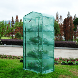 greenhouses and garden shelters - outsunny greenhouse 4 tiers