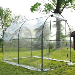 greenhouses and garden shelters - outsunny greenhouse transparent