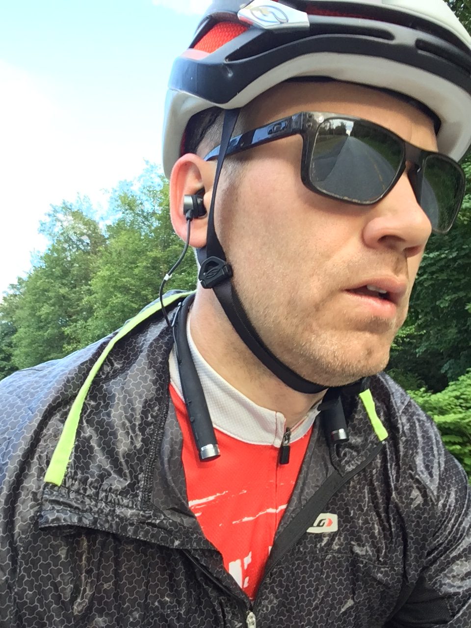 cycling with Vi AI headphones