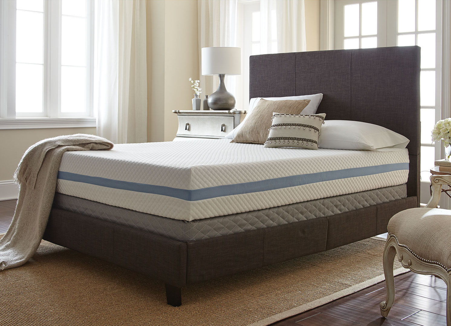 mattress buying guide - simple sleep gel memory foam mattress