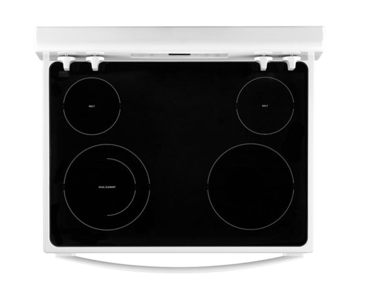 Whirlpool electric range cooktop