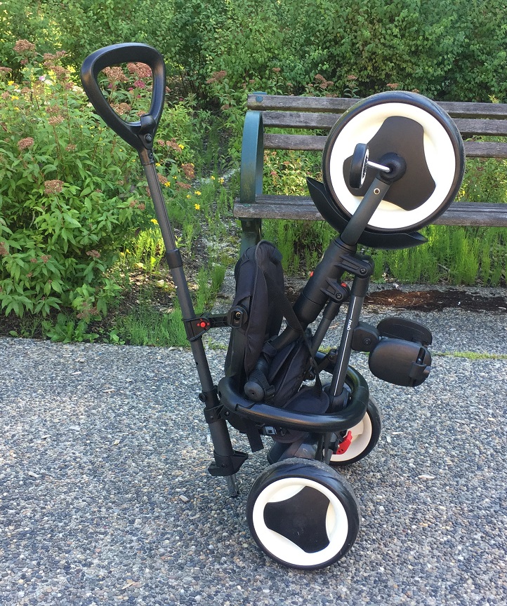 Rito Folding Trike Folded and Standing