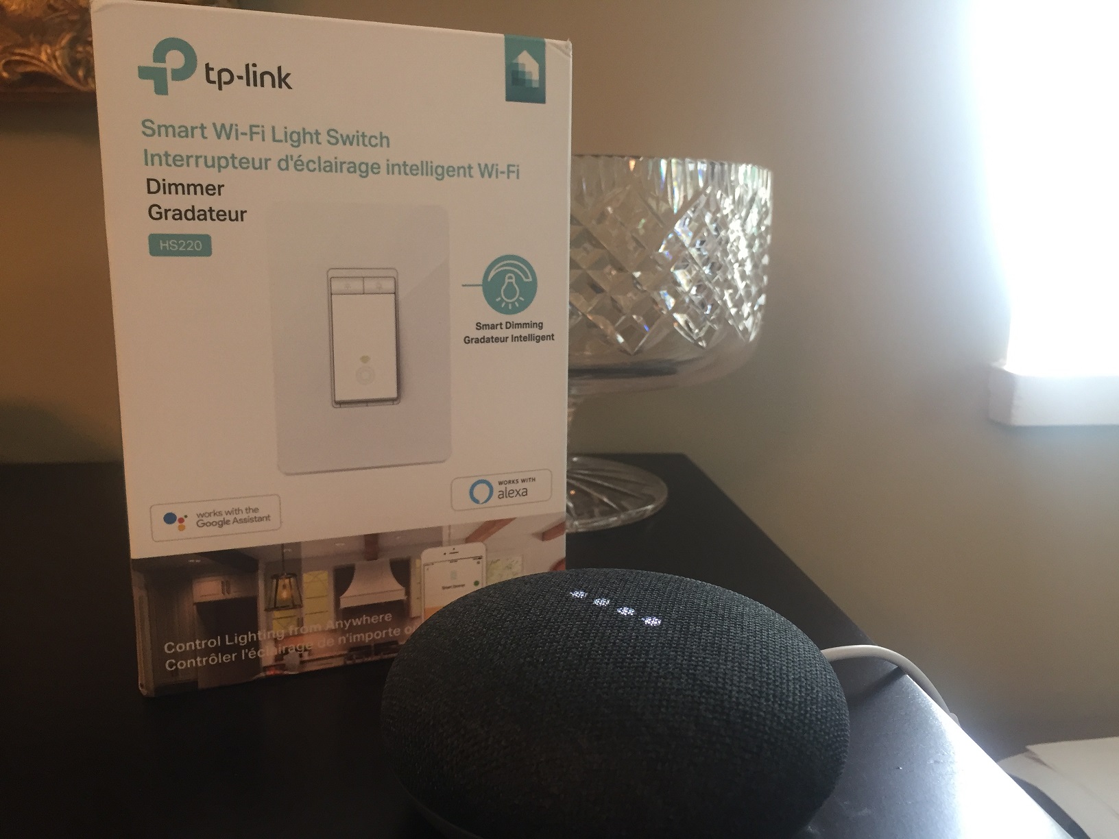 TP-Link HS220 Smart Dimmer Switch with Google Home