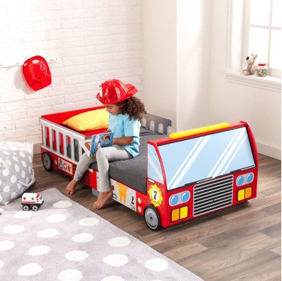 toddler bed - kidkraft firetruck toddler bed