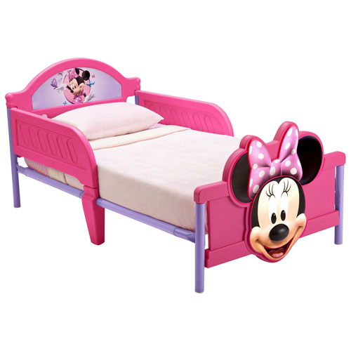 toddler beds - minnie mouse modern kids bed