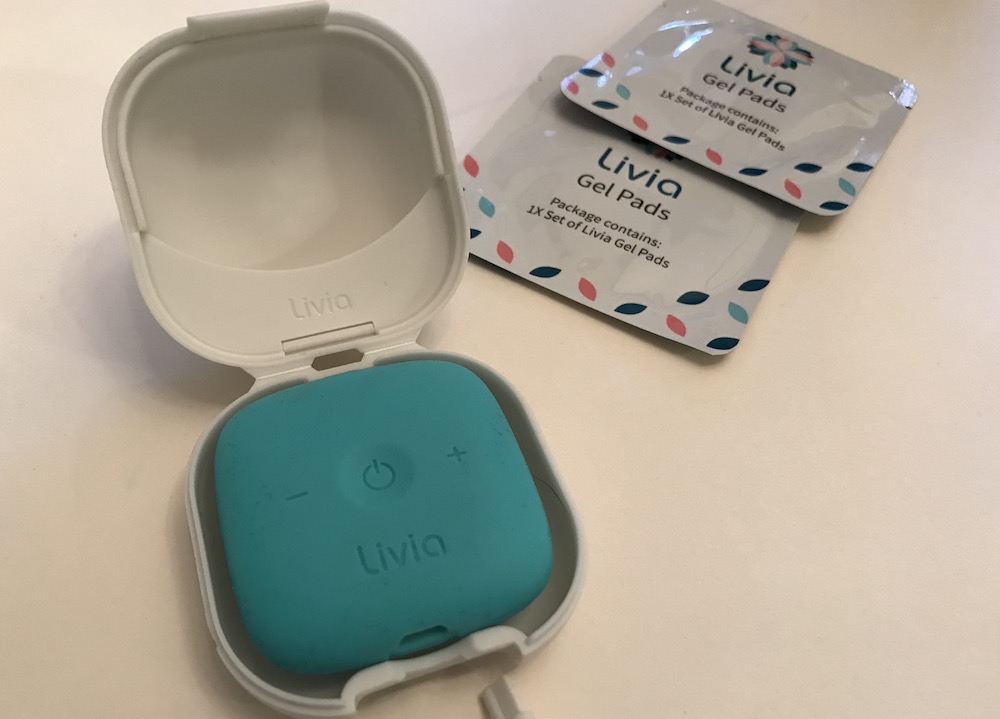 Livia menstrual pain relief device