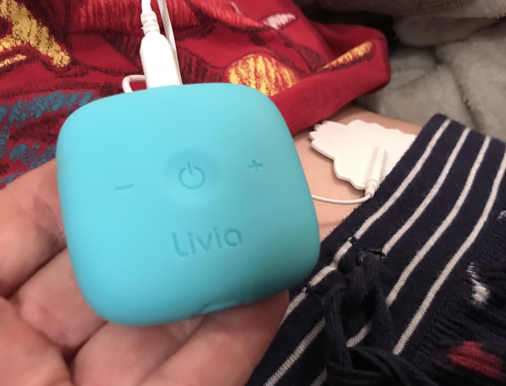 Livia menstrual pain relief device