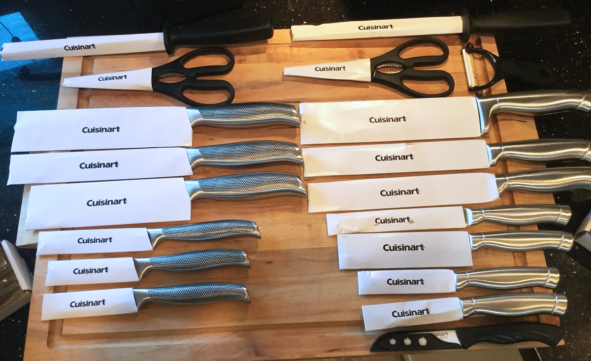 cuisinart classic knives - unboxed