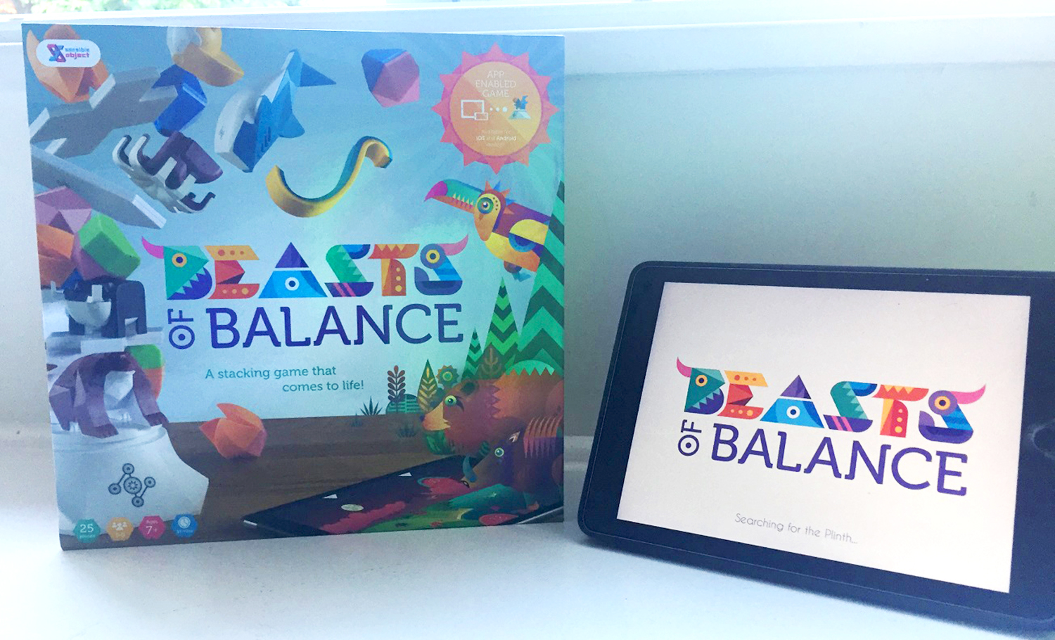 Beast of Balance - board game and iPad app view