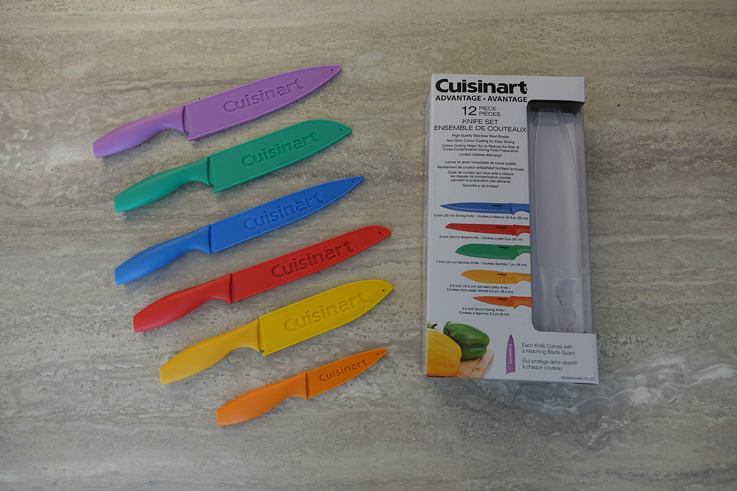 cuisinart advanced knife set - all with box