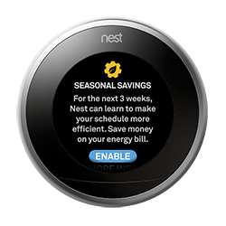 Nest Thermostat Energy Savings