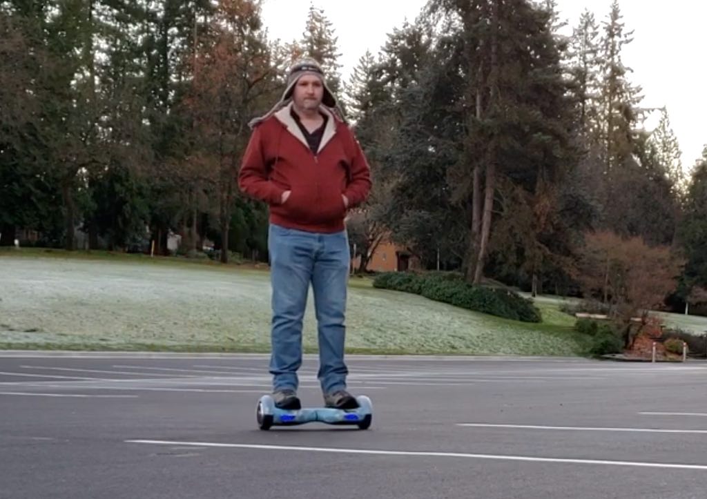 Wheelster Hoverboard - testing