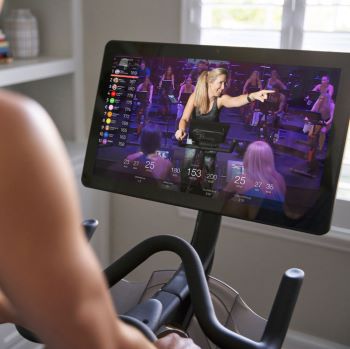 Interval training touch screen