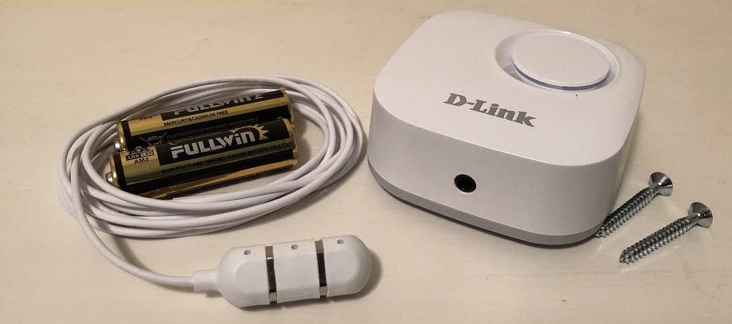 D-Link Wi-Fi Water Sensor Unboxed