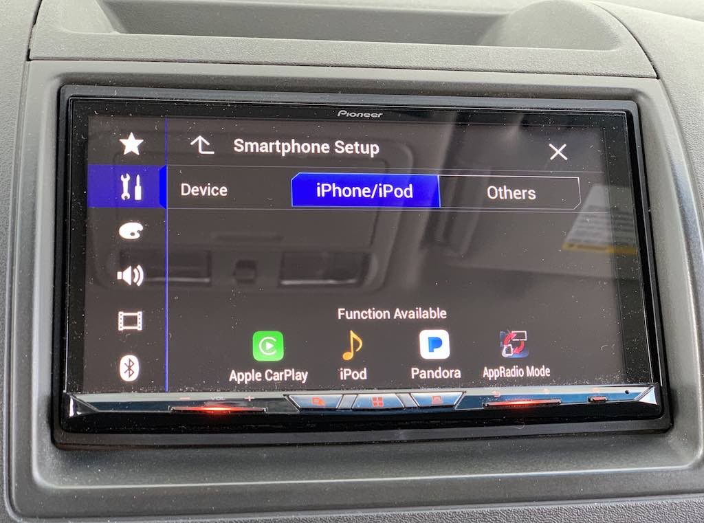 Pioneer NEX review Apple CarPlay
