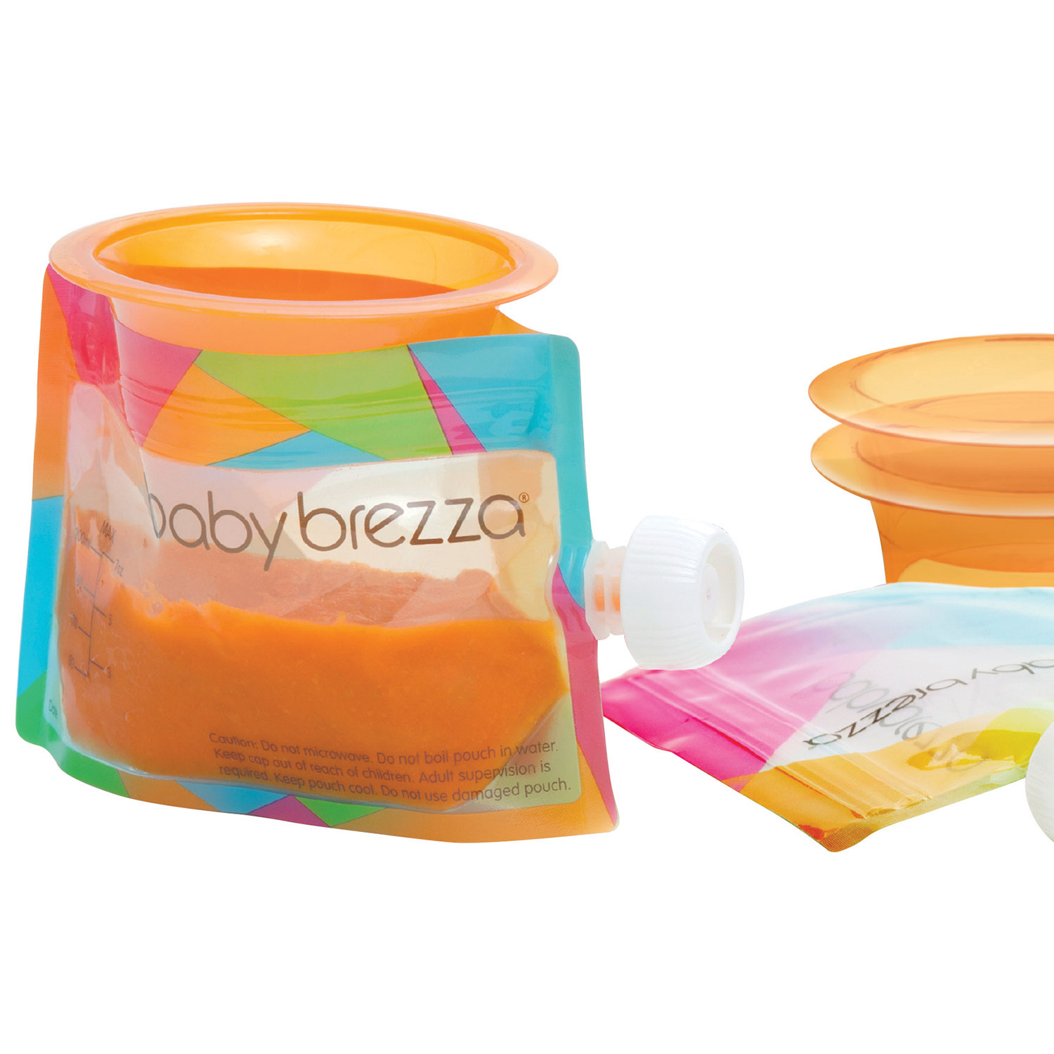 baby brezza overview - baby brezza reusable food pouches