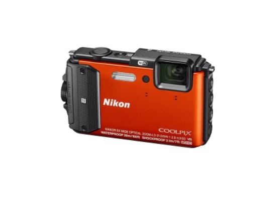 Nikon point and shoot waterproof camera