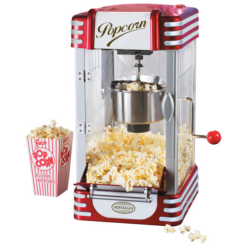 Popcorn family movie night