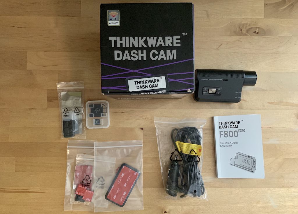 Thinkware F800 PRO dashcam review