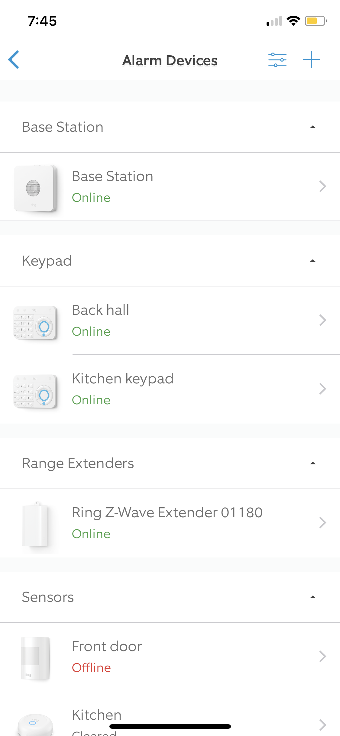 Ring App with Devices Added