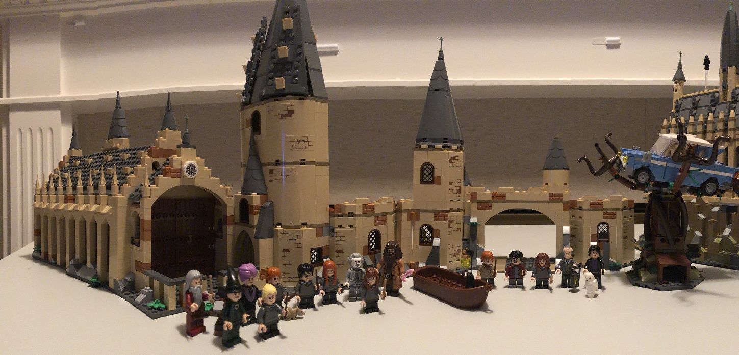 LEGO Harry Potter Great Hall and Whomping Willow Together