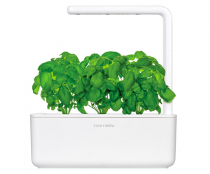Click and Grow Smart Indoor Garden (SGS1US) with Basil Seed Capsule Refill
